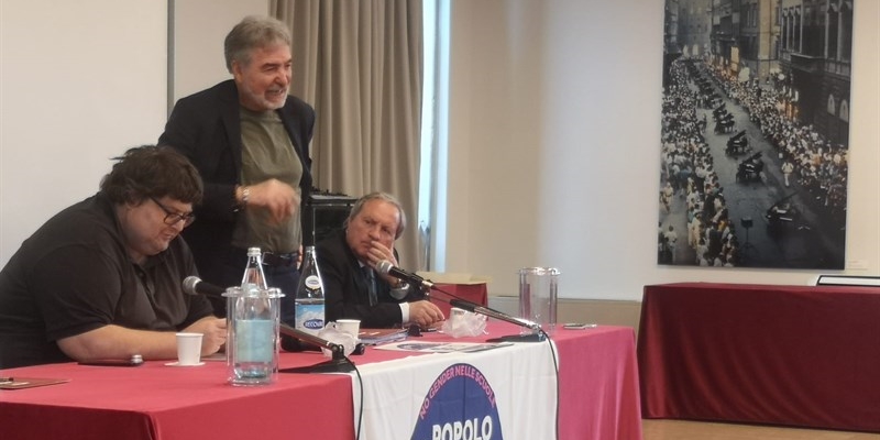 Mario Adinofi a Prato in appoggio al candidato Sindaco Leonardo Bisori