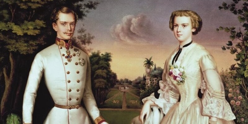 1854 - Matrimonio fra l'Imperatore d'Austria e Sissi 