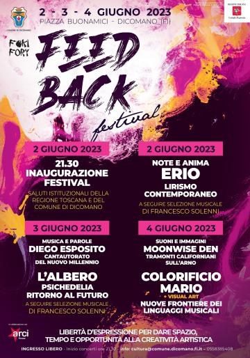A Dicomano la tre giorni del "FEEDBACK FESTIVAL"