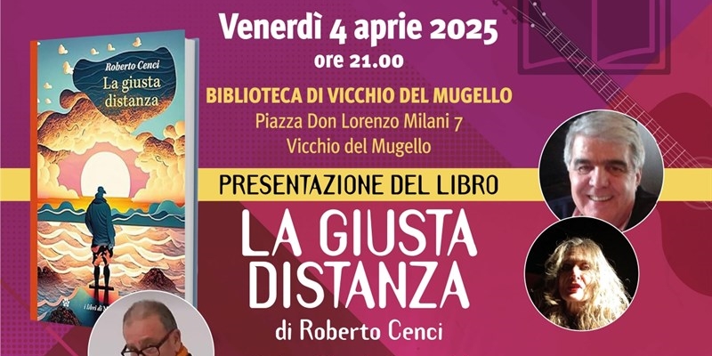 "Venerdì d’eresia". A Vicchio la presentazione del libro "La giusta distanza"