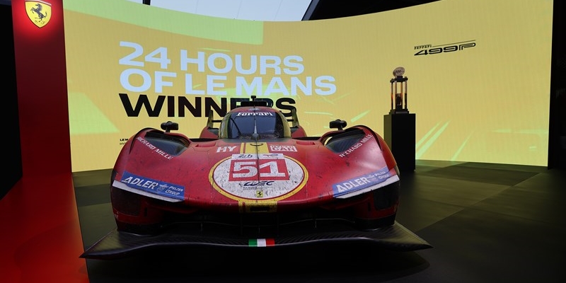 499P Ferrari: La Vettura Vincitrice alla 24 Ore di Le Mans fa il Suo Debutto alle Finali Mondiali al Mugello