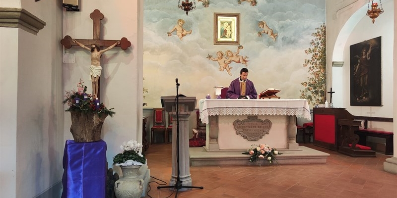 La Santa Messa nel Santuario della Madonna di Meleto 

