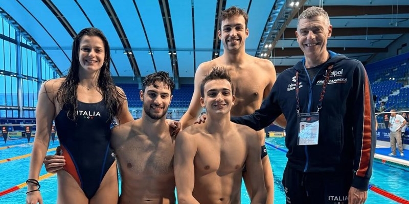 Il poker italiano per gli europei di nuoto