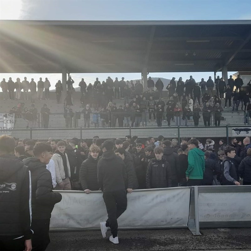 Festeggiamenti per la vittoria del campionato di Promozione per l'Audax Rufina