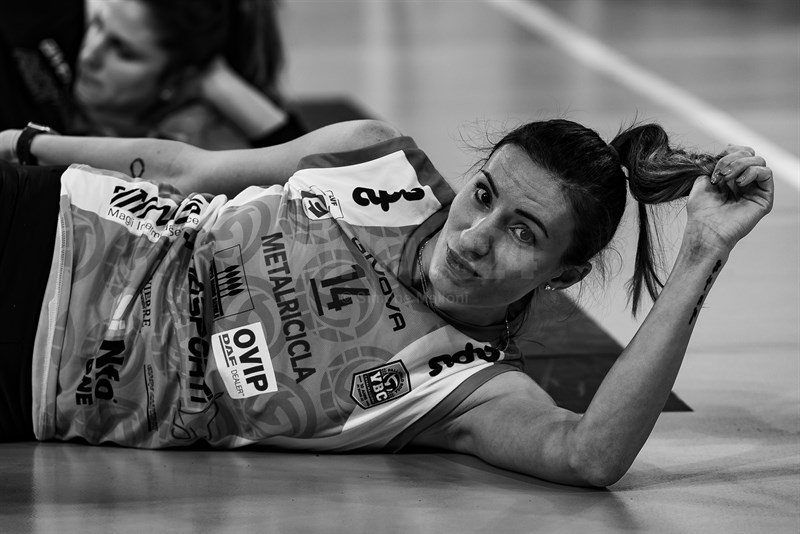 La giocatrice della Trasportipesanti Casalmaggiore Emiliya Nikolova Dimitrova.