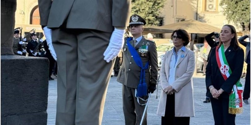 Un momento della cerimonia