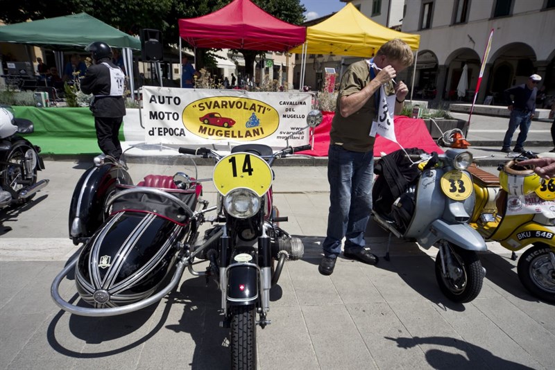 Milano - Taranto le moto storiche fanno tappa a Barberino