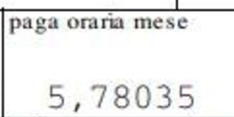 La paga oraria di un fiduciario
