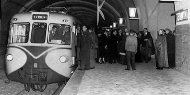 1955 - Inaugurata la prima metropolitana italiana a Roma
