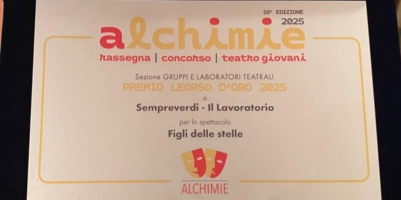 targa premio alchimie 2025