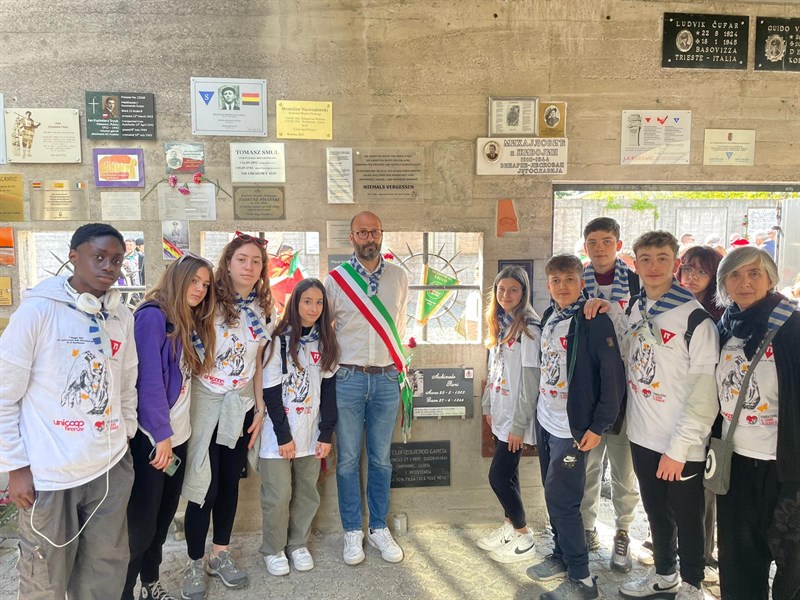 Ragazzi di Pontassieve al Viaggio della Memoria 2023 