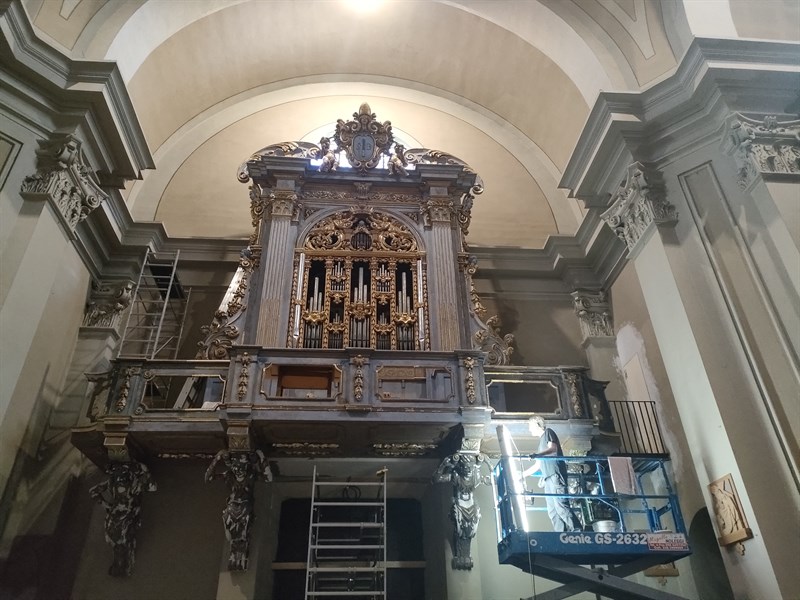 L’Organo Stefanini 1696 al Santuario del SS. Crocifisso. 