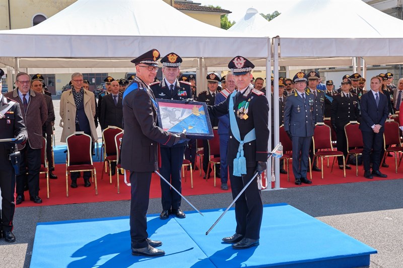 Un momento della cerimonia