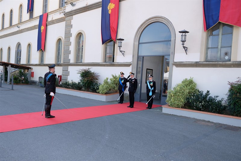 Un momento della cerimonia