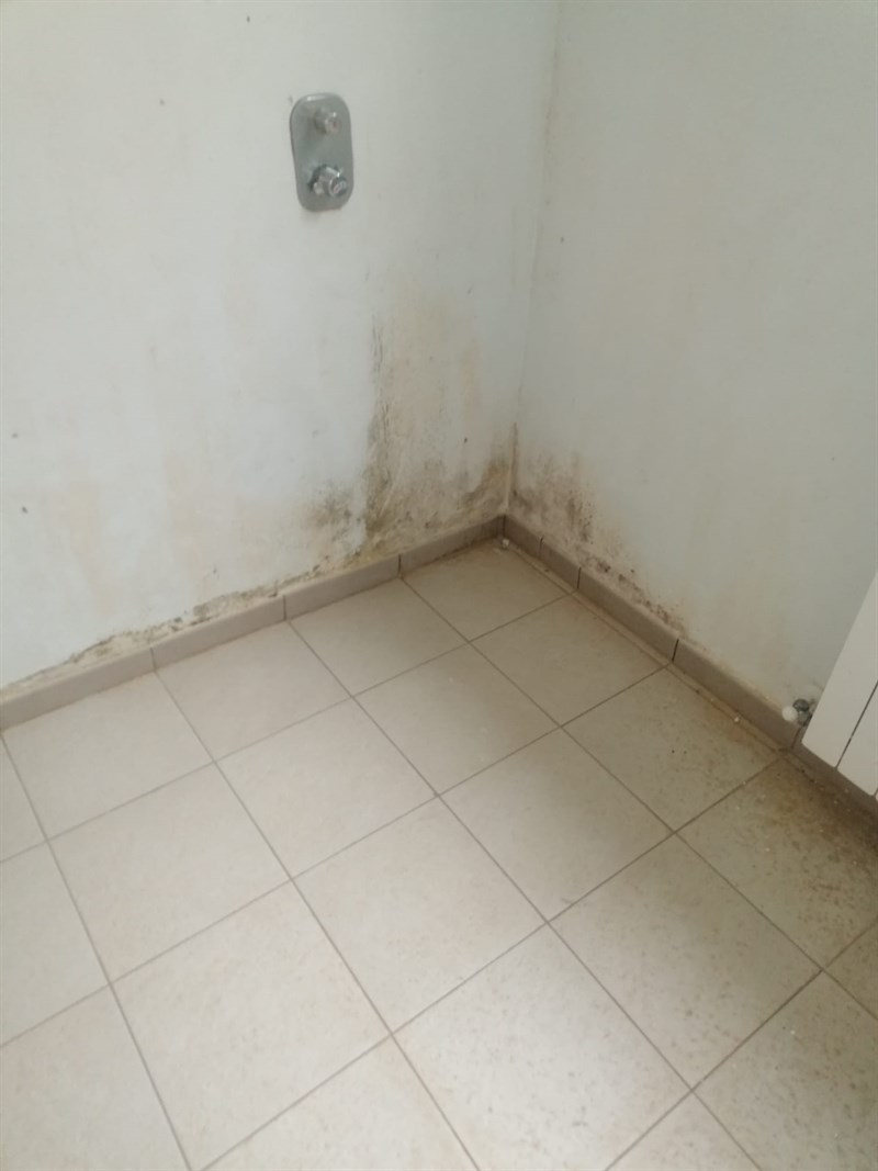 Gli interni degli spogliatori dello stadio comunale “Romanelli” 