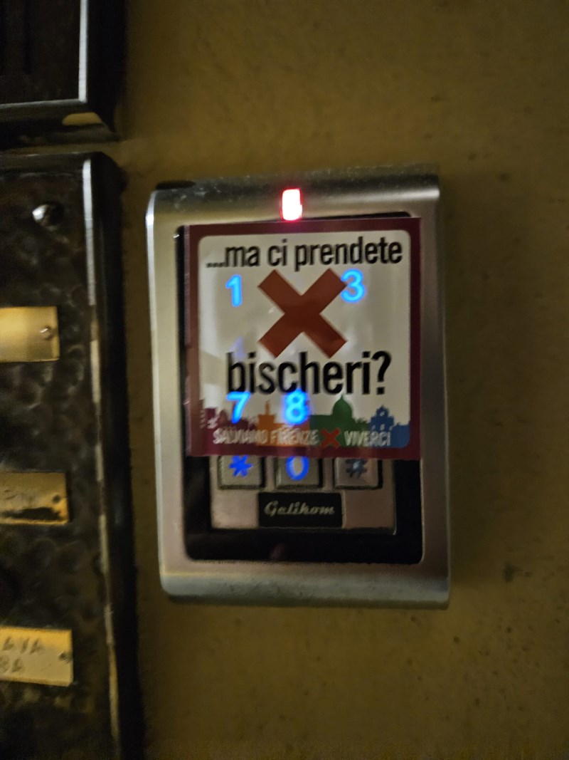 L'attacco ai tastierini