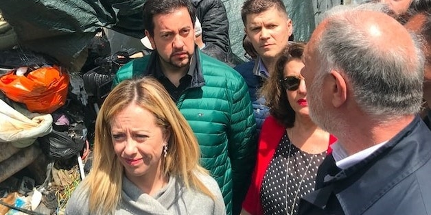 2019 - La visita dell'attuale Premier Giorgia Meloni all'area ex Gover