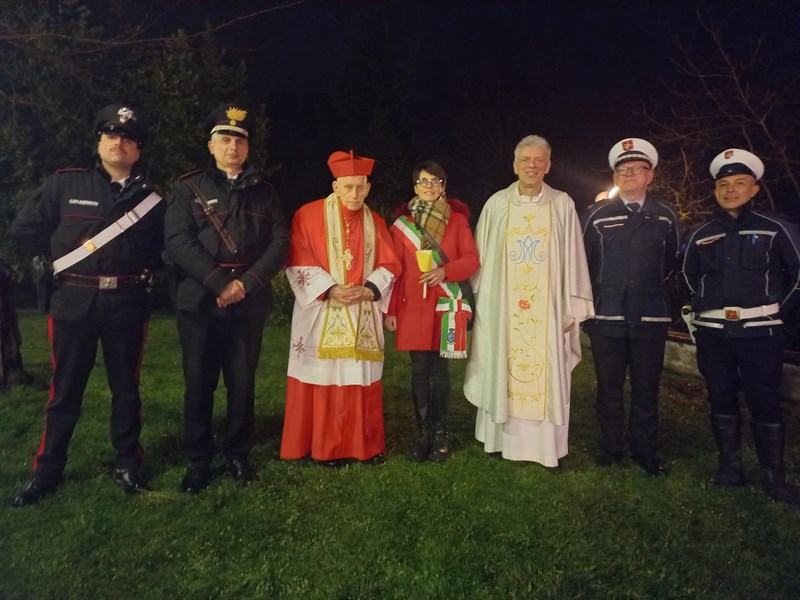 Cardinale Simoni in visita a Cavallina, Barberino di Mugello