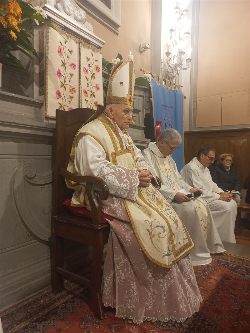 Cardinale Simoni in visita a Cavallina, Barberino di Mugello