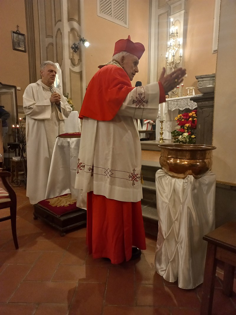 Cardinale Simoni in visita a Cavallina, Barberino di Mugello