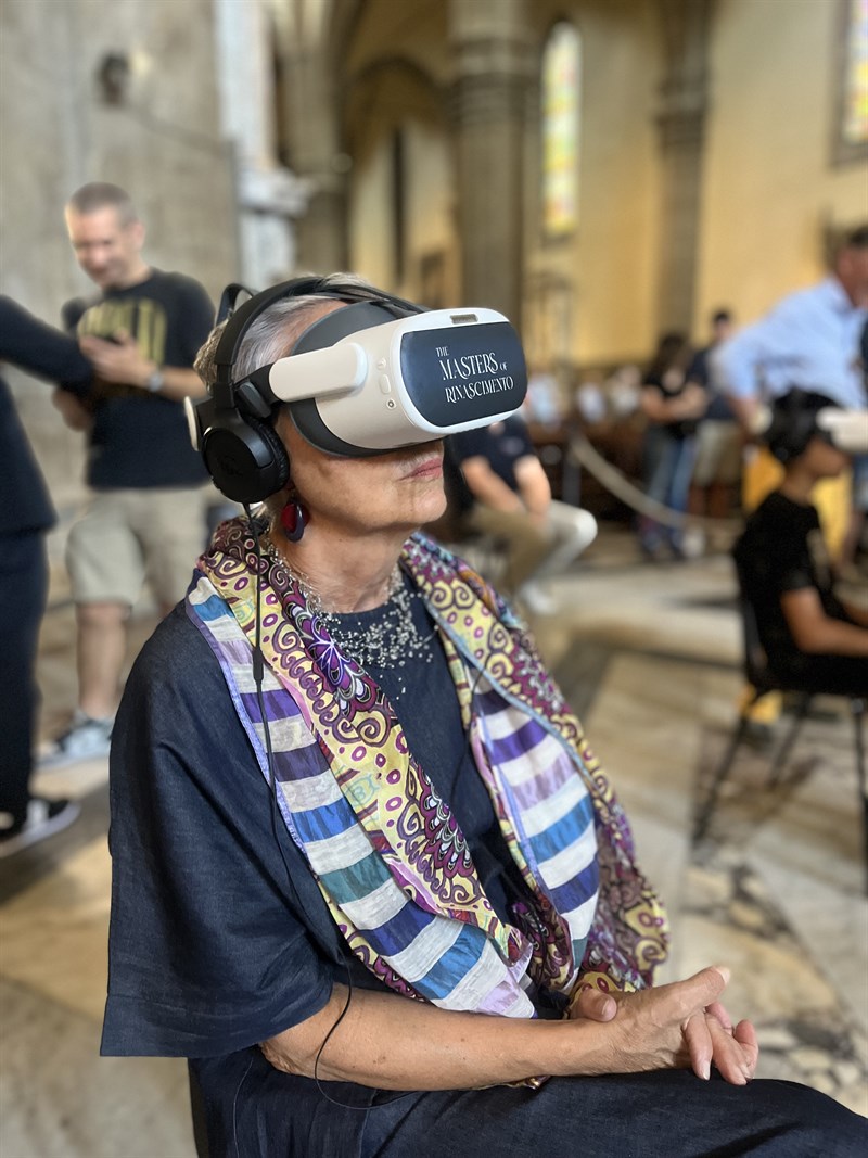 Un momento dell'esperienza