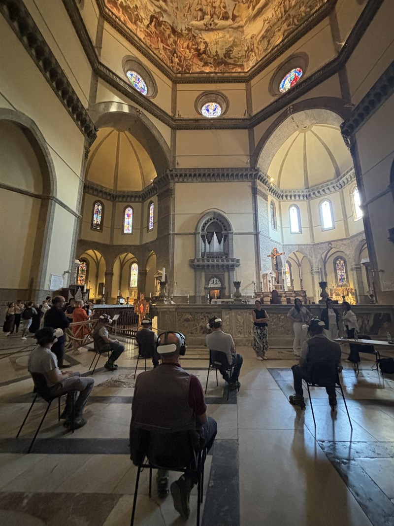 Un momento dell'esperienza