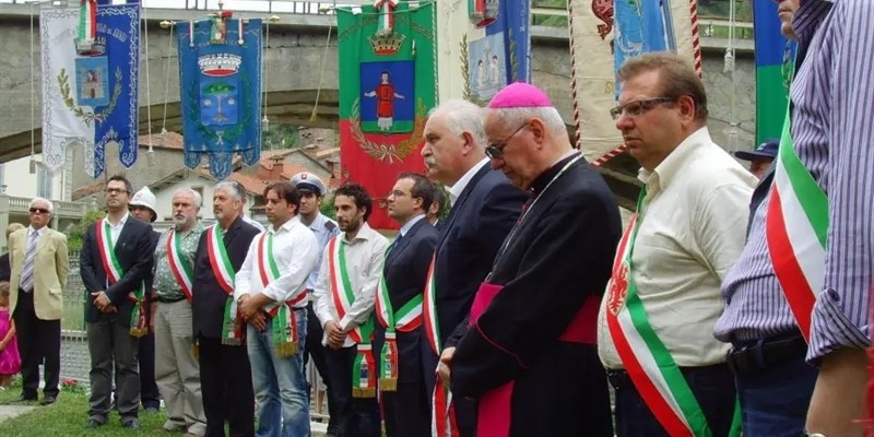 Un momento della cerimonia