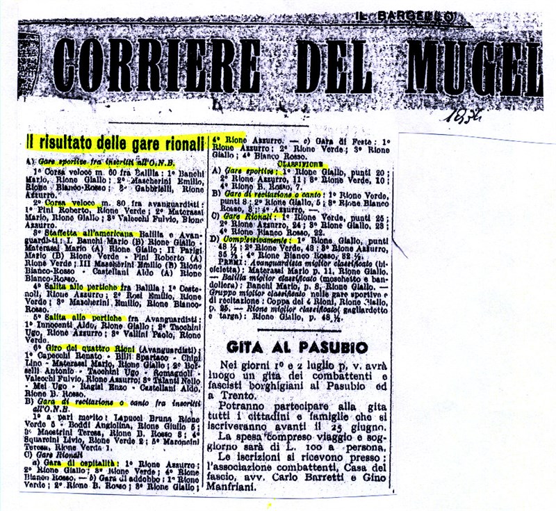 Foto n.9 – Corriere del Mugello. Anni ’30 del ‘900.