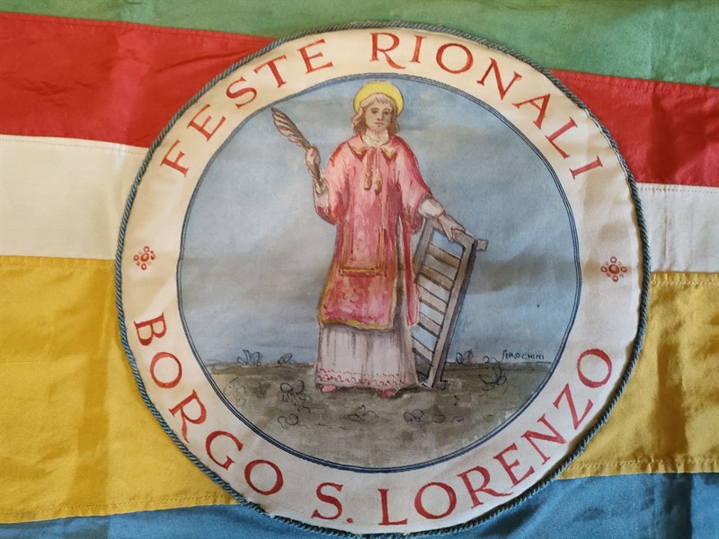 Foto n. 2 particolare del San Lorenzo dipinto da Siro Chini.