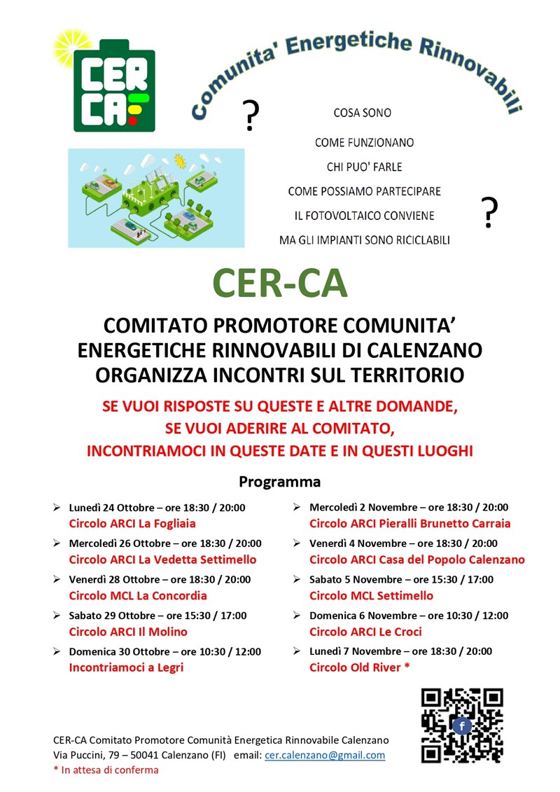 CER-CA comunità rinnovabili