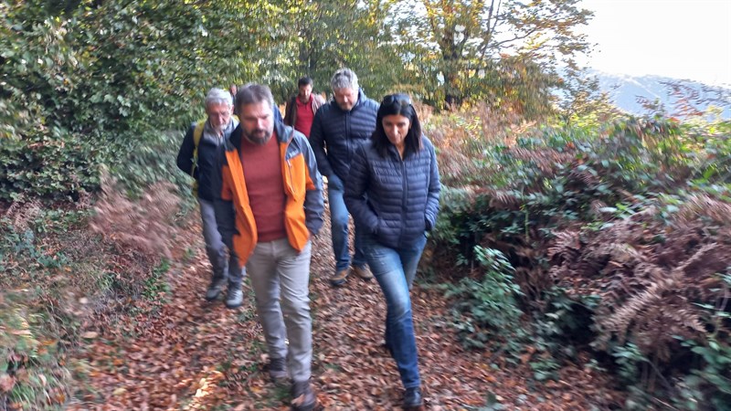 Alcuni momenti del sopralluogo 