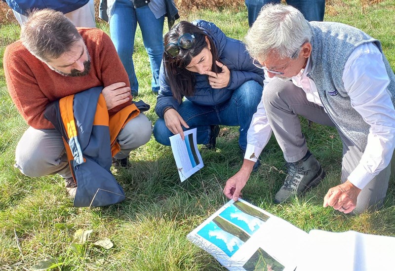 Alcuni momenti del sopralluogo 