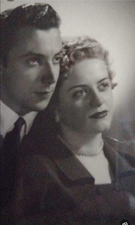 Bruno e Franca nel 1955 dopo il loro matrimonio 
