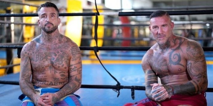 Pietro Cappelli e Riccardo Lo Bue in un frame del video