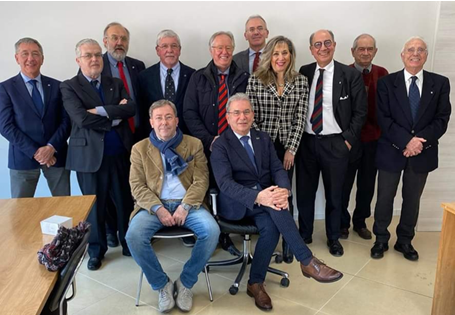  Il Governatore Andrea Da Roit con i Presidenti dei Club Panathlon della Toscana
