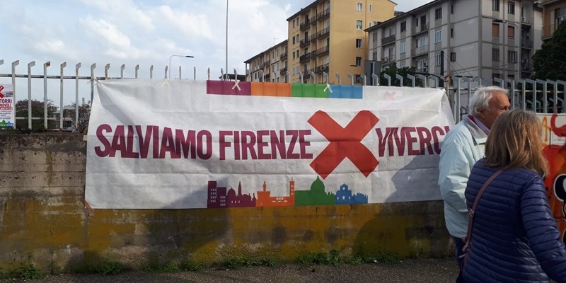 Il flash mob di ieri sera