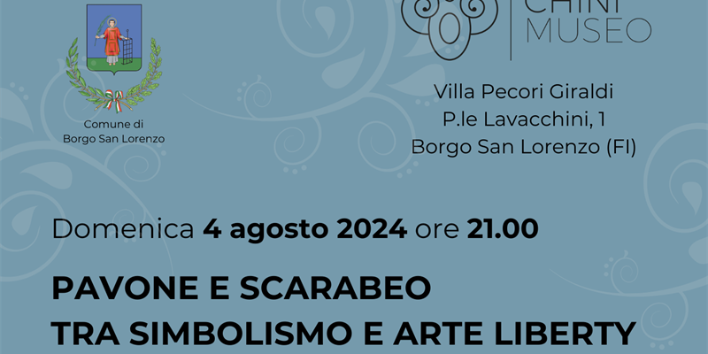 Il simbolismo del Pavone e dello Scarabeo nell'arte liberty