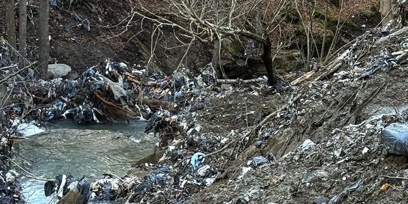 rifiuti nella valle del rovigo