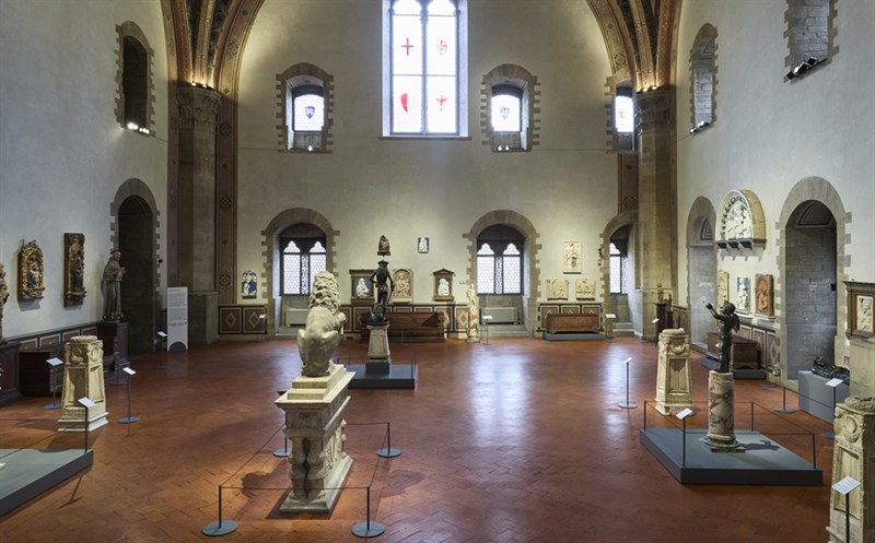 Il salone di Donatello, museo del Bargello
