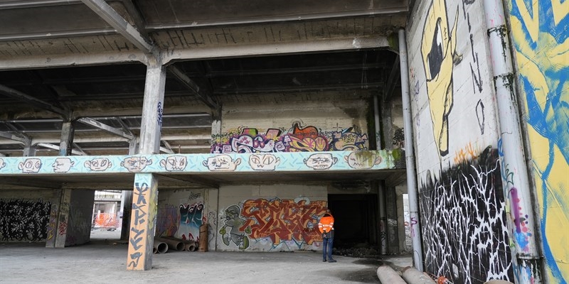 I lavori all'ex meccanotessile