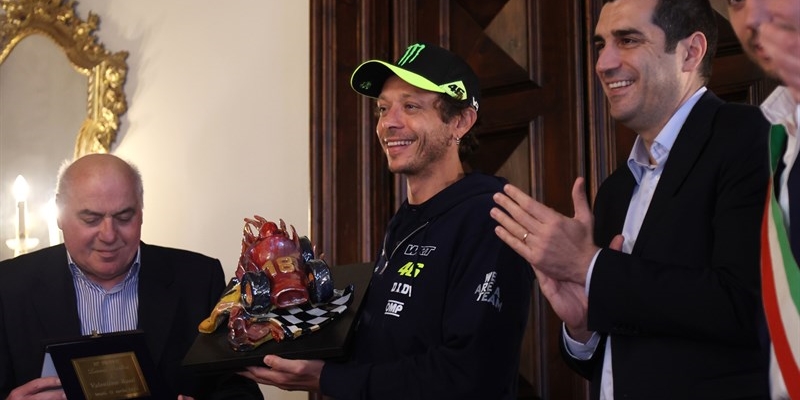 Valentino Rossi premiato