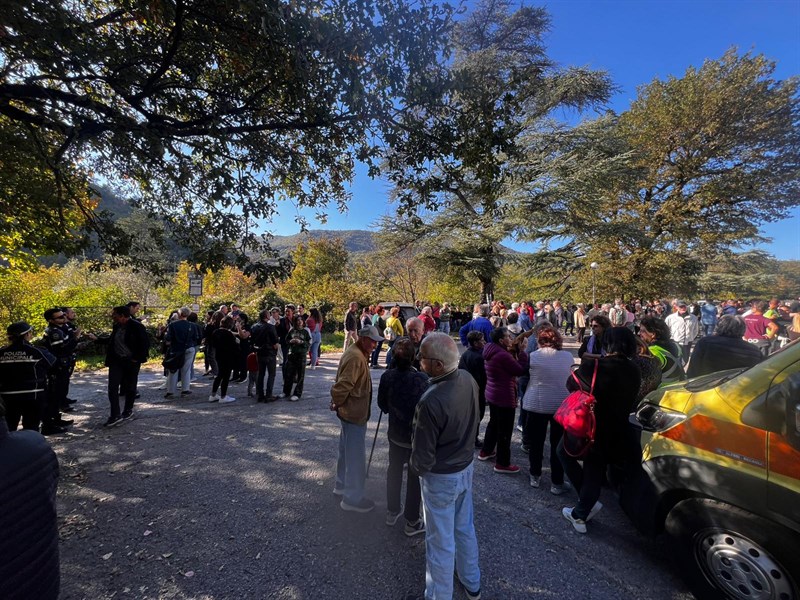 La manifestazione a Vaglia