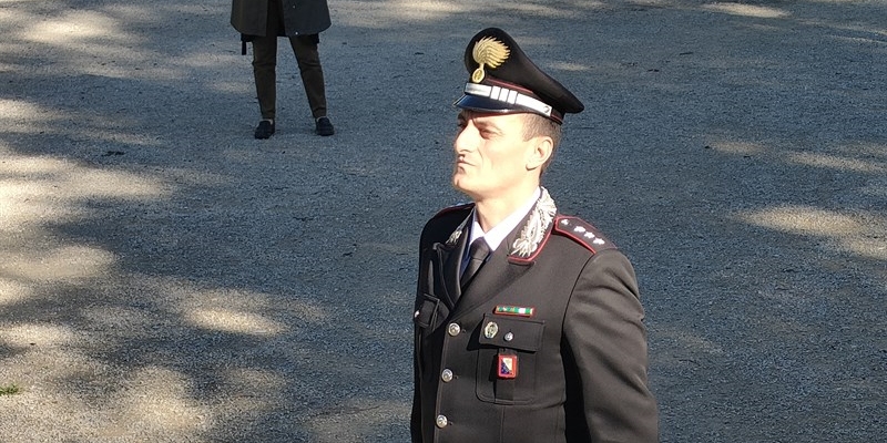 Il Capitano Francesco Ferrara, comandante la Compagnia dei Carabinieri di Borgo San Lorenzo 