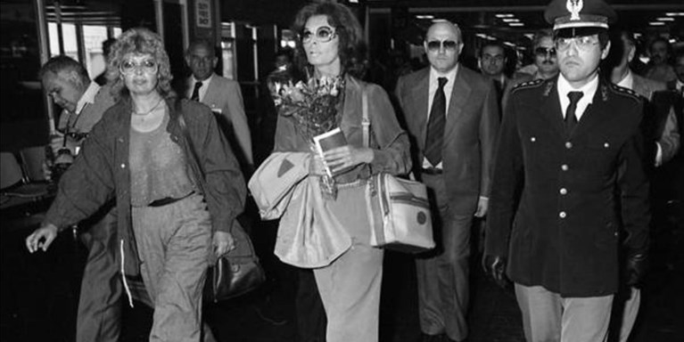 1982 . Il clamoroso arresto di Sofia Loren