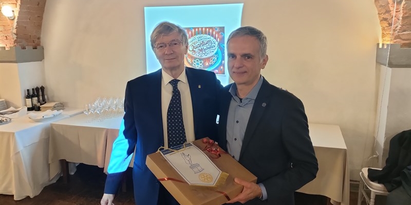 A sx l’Ing. Giorgio Gomisel con il Prof. Luigi Barletti 