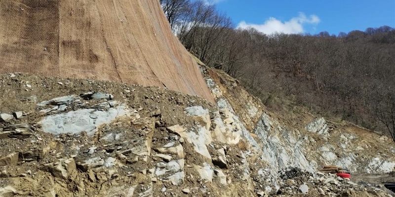 sbancamenti della montagna