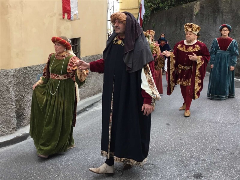Un momento della processione