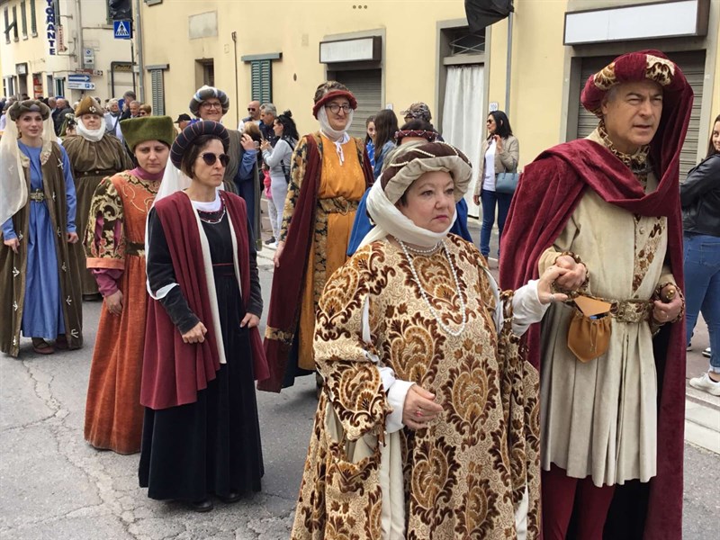 Un momento della processione
