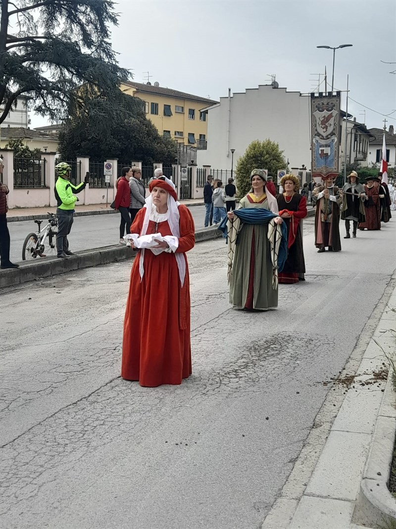 Un momento della processione