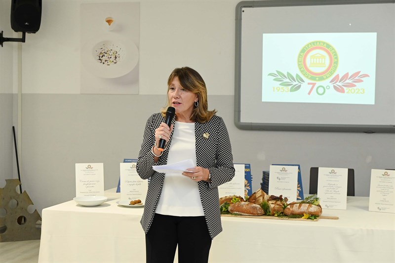 L’Avv. Monica Sforzini Faucci, presidente della Delegazione del Mugello dell’Accademia della Cucina Italiana. 